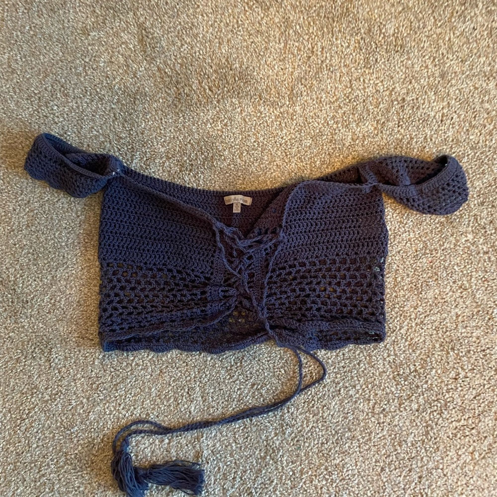 Crochet crop top